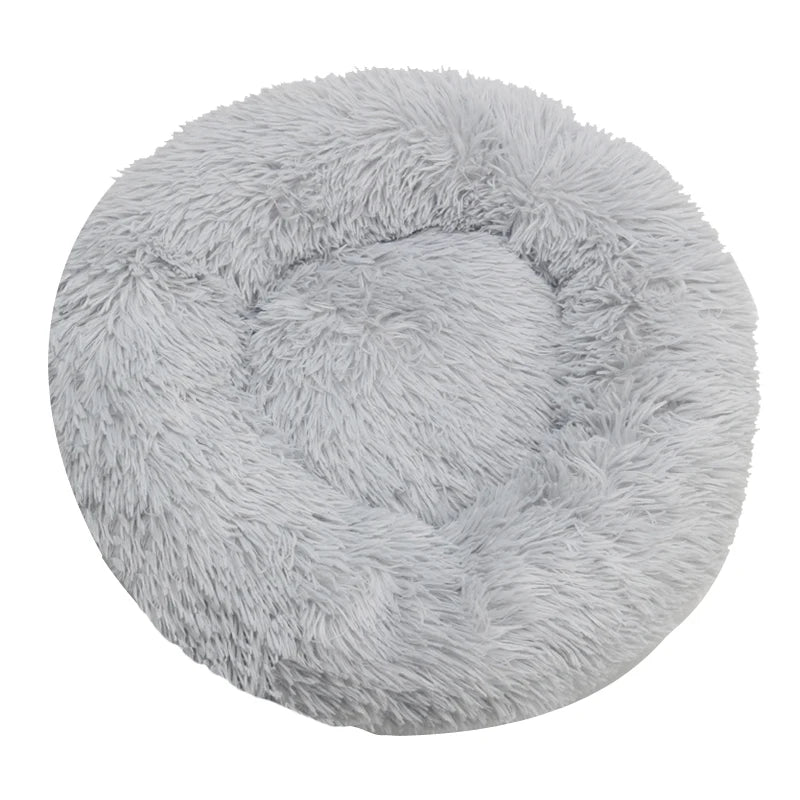 Round Dog Bed Winter