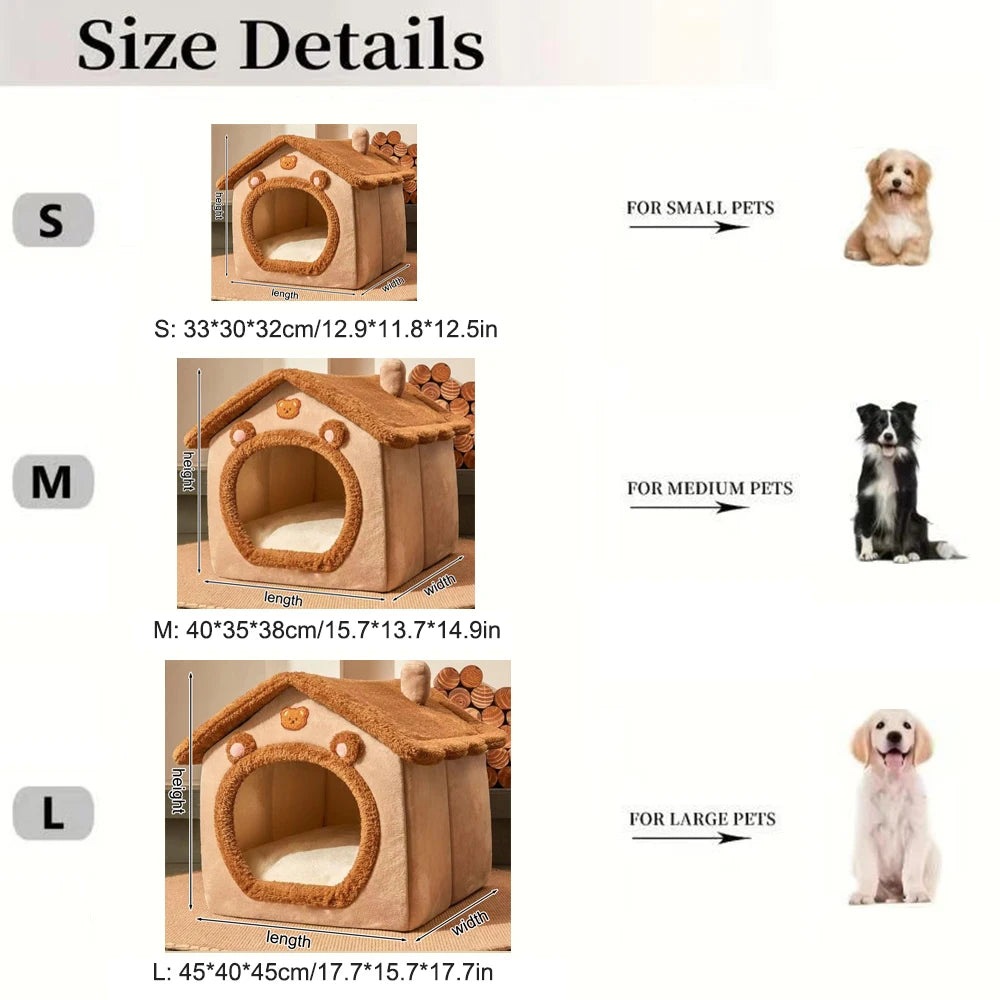Four Season Universal Enclosed Pet Bed