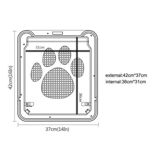 4-Way Lockable Plastic