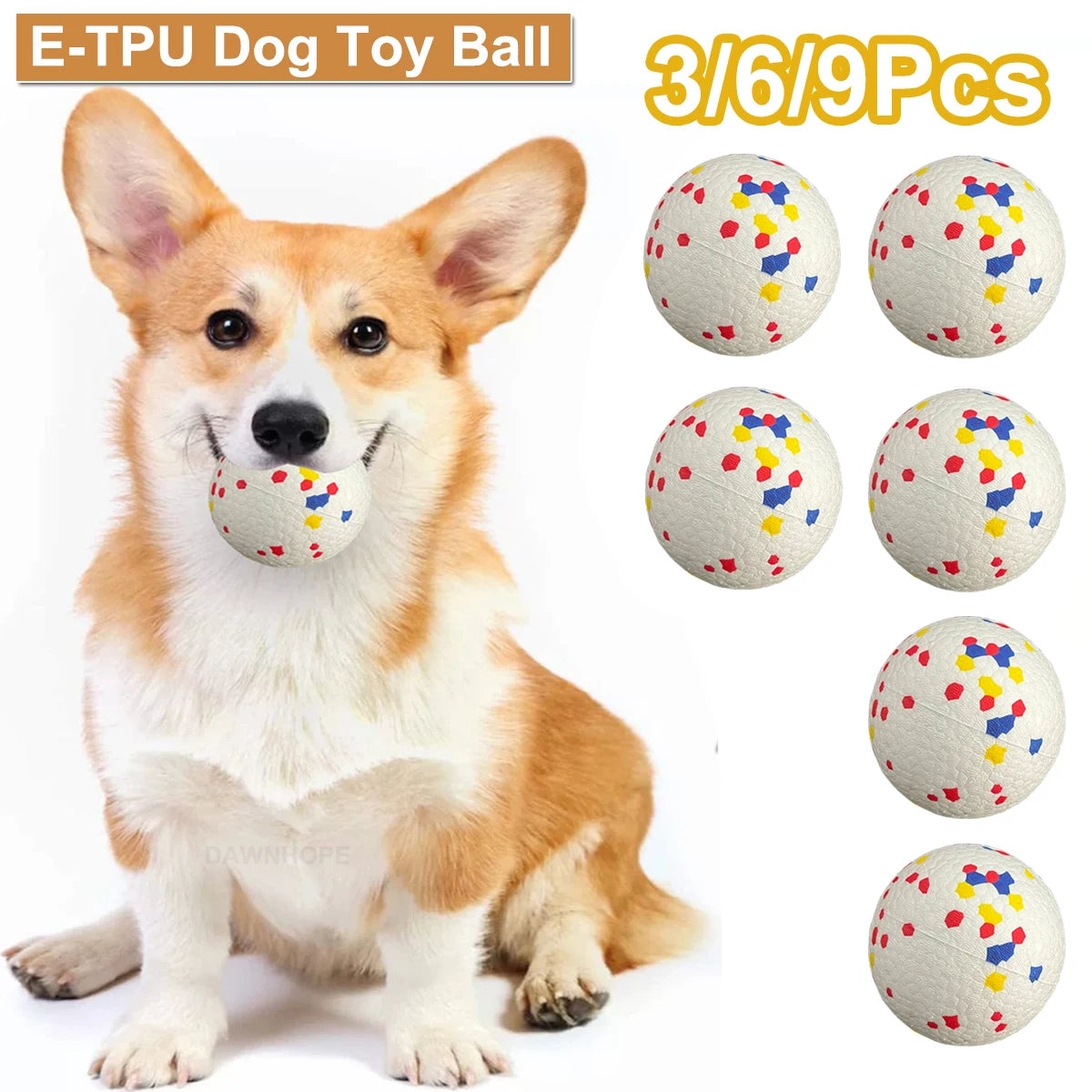 Bite Resistant Solid Dog Ball
