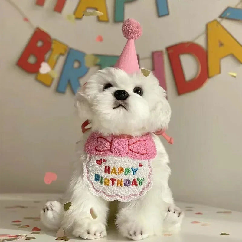 Adorable Dog Cat Puppy Birthday Hat