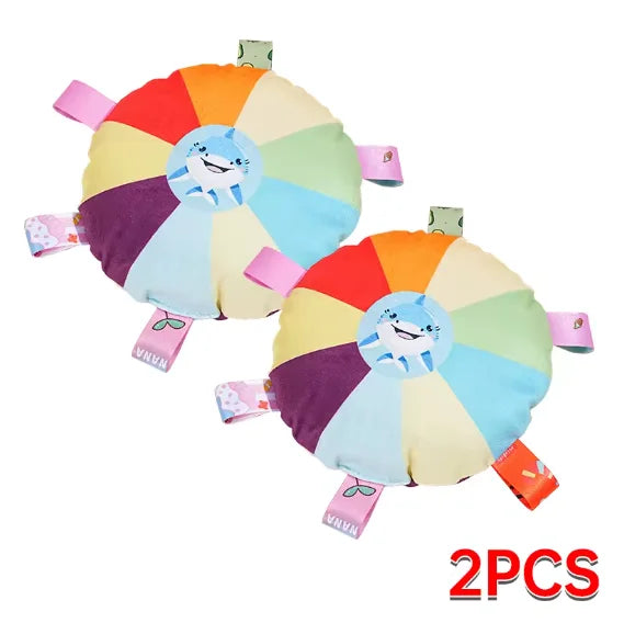 Dog sounding plush toy bell