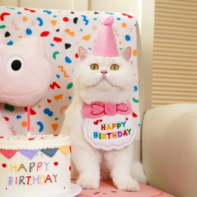 Adorable Dog Cat Puppy Birthday Hat