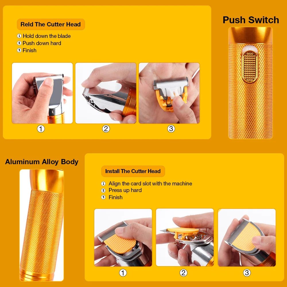 Cordless Household Pet (Cat, Dog, Rabbit, Sheep) Hair Trimmer Electric