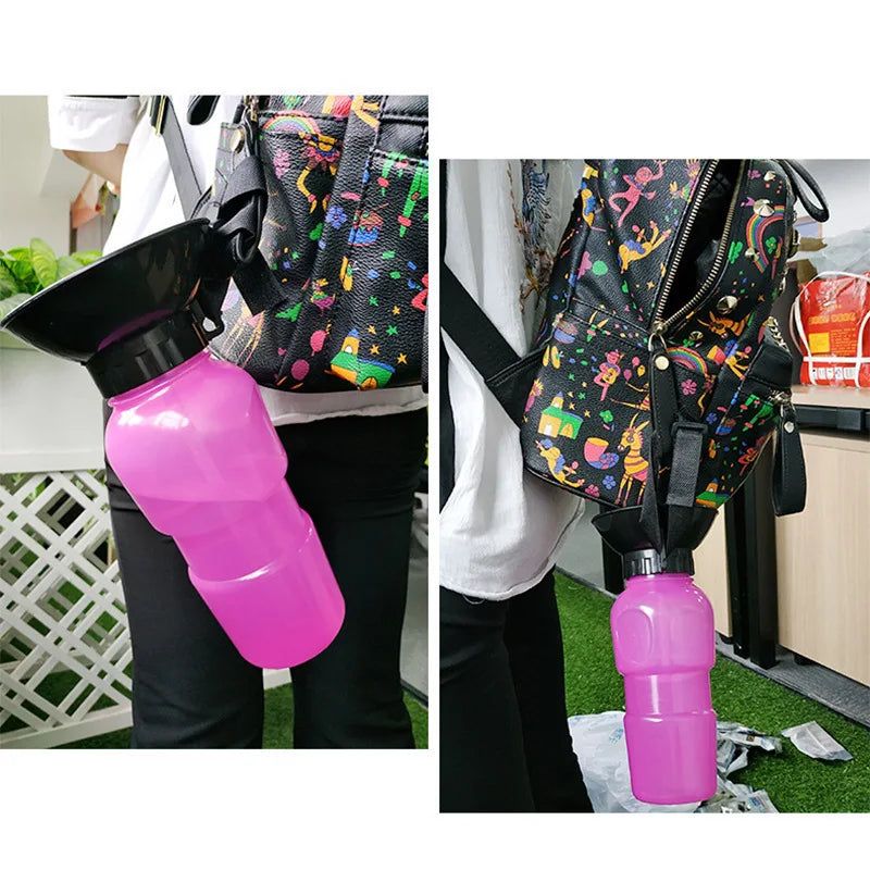 500ml Outdoor Portable Pet Dog Water Bottle