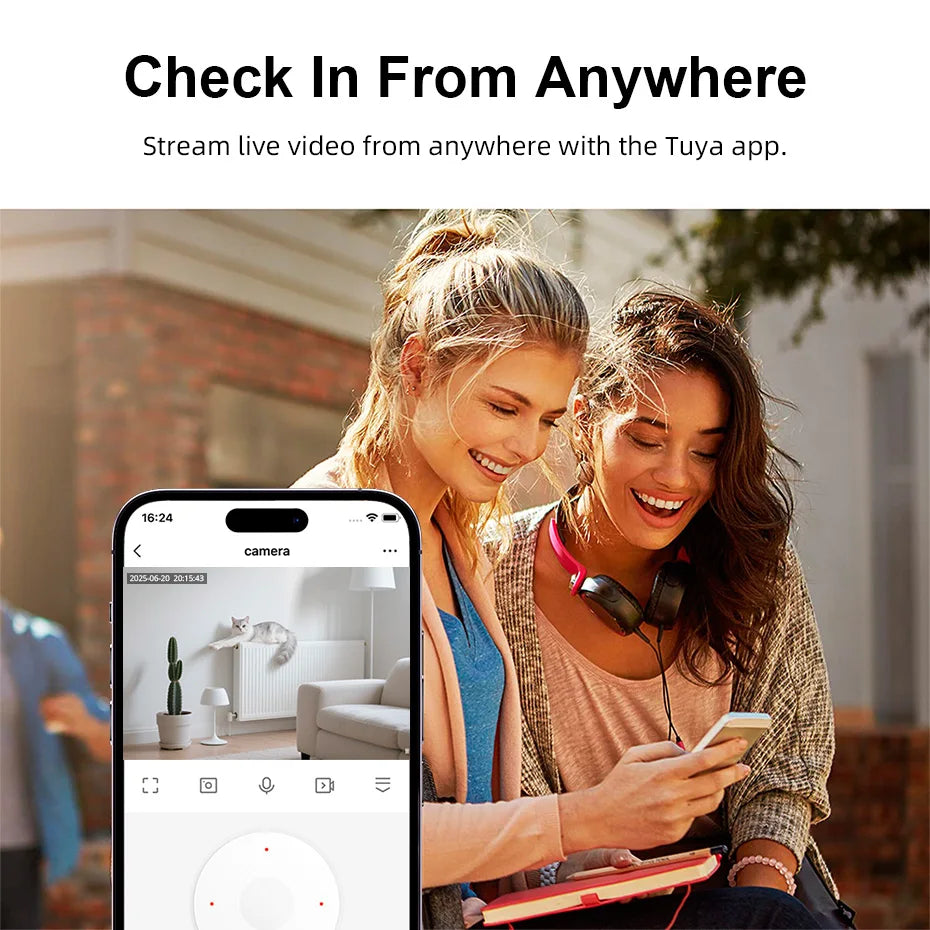 FUERS 5MP 4K QHD Security WIFI Camera