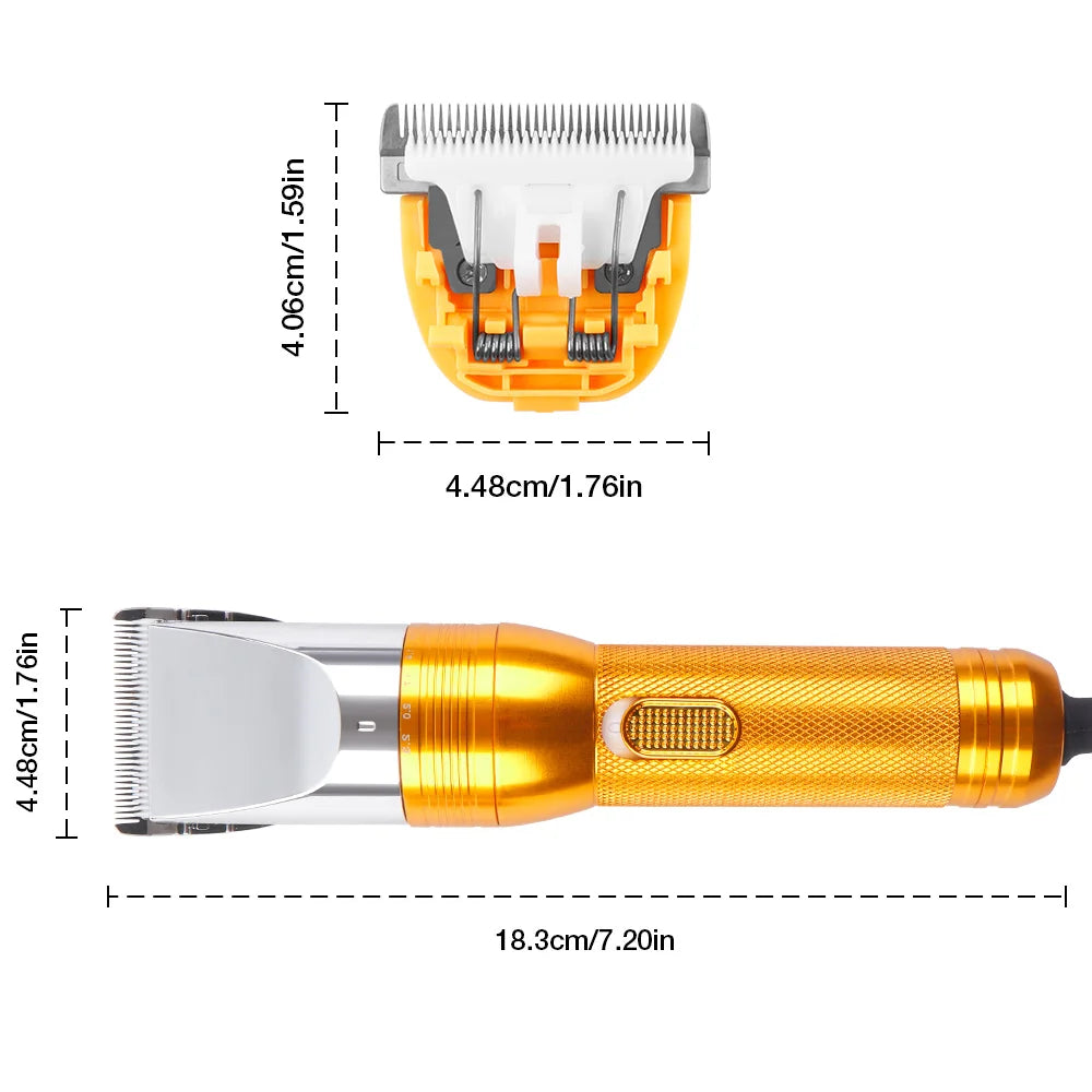 Cordless Household Pet (Cat, Dog, Rabbit, Sheep) Hair Trimmer Electric