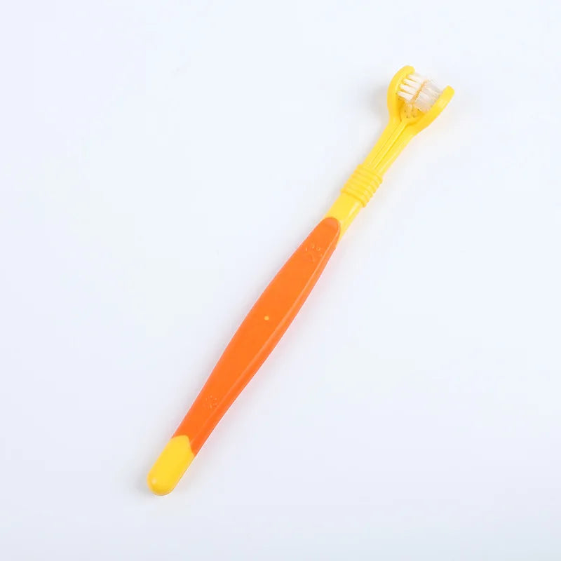 3-Sided Pet Toothbrush Dog