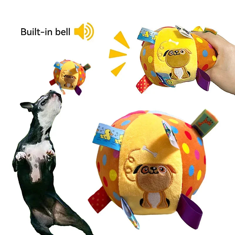 Plush Dog Vocal Toy Ball