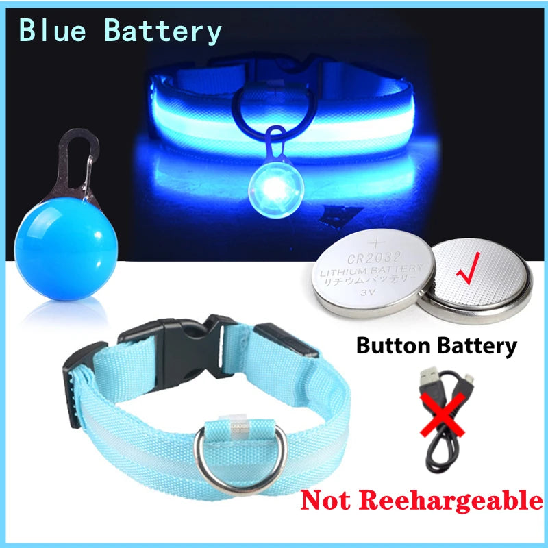 Charging Glowing Dog Collar