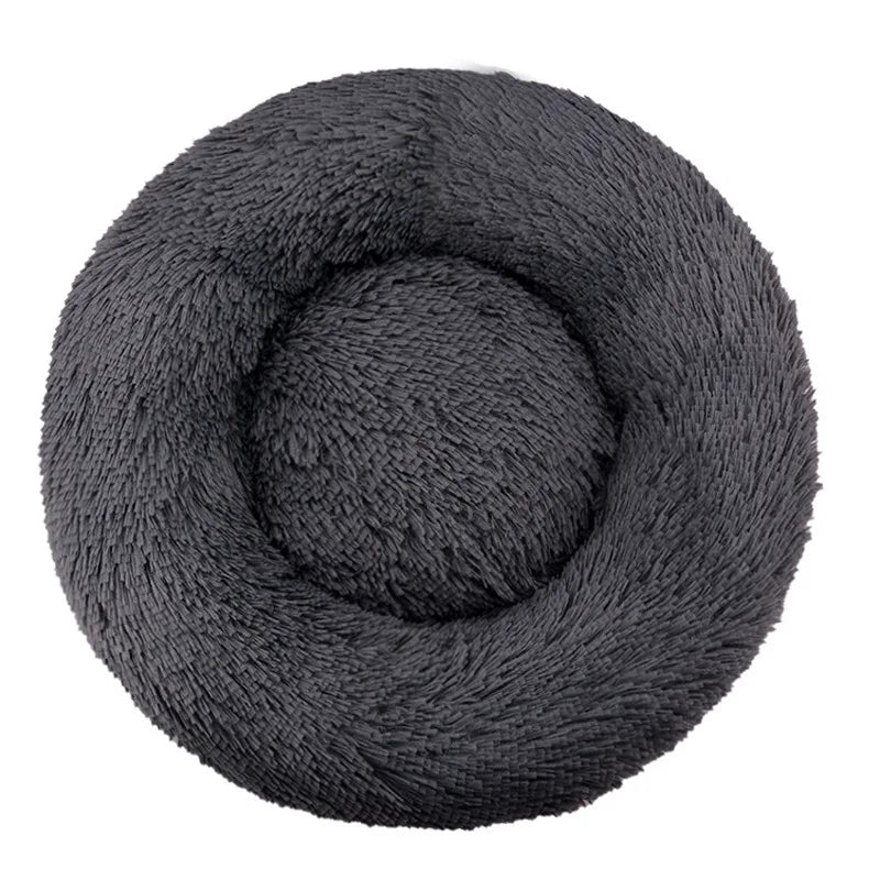 Round Dog Bed Winter