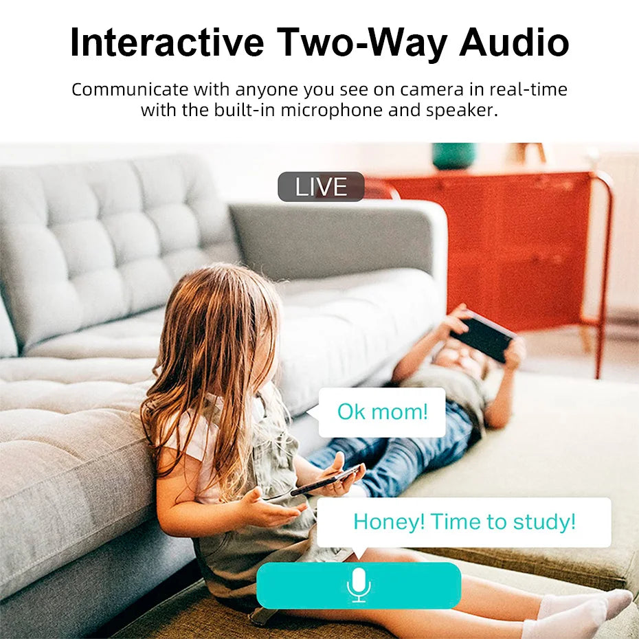 FUERS 5MP 4K QHD Security WIFI Camera