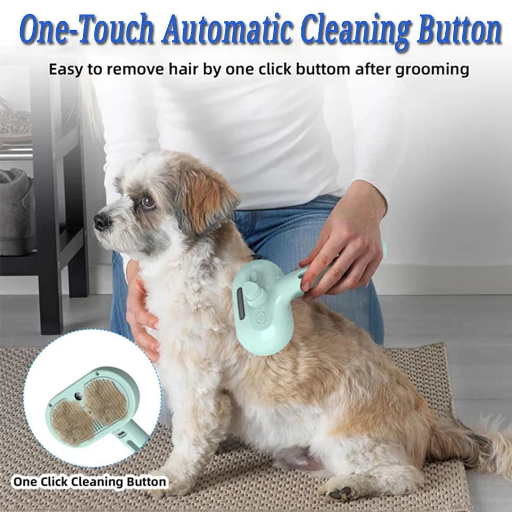 Steam Spray Dog Grooming Brush
