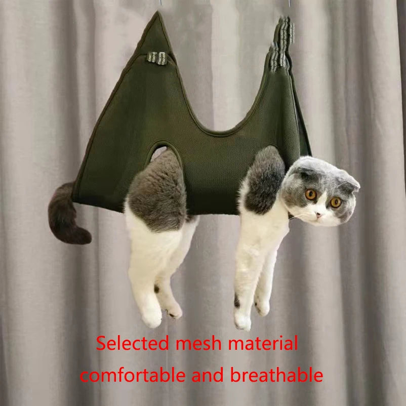 Hot-selling pet cleaning beauty hammock cat puppy bathing nail trimming auxiliary tools pet supplies