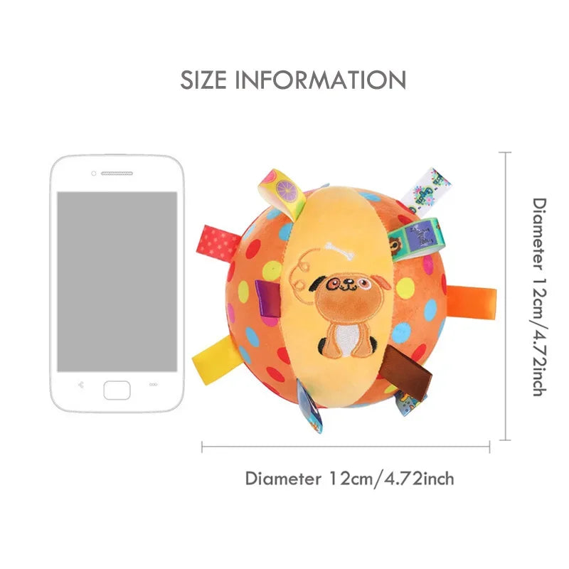 Plush Dog Vocal Toy Ball