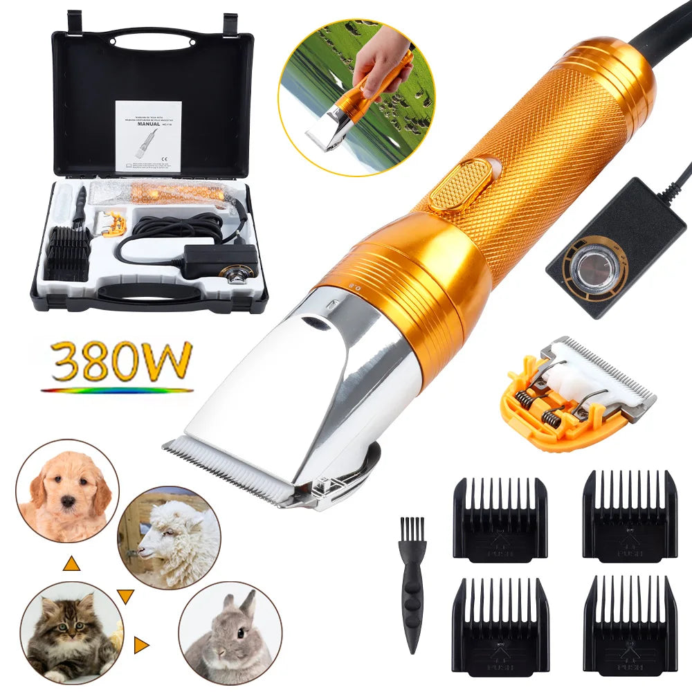 Cordless Household Pet (Cat, Dog, Rabbit, Sheep) Hair Trimmer Electric