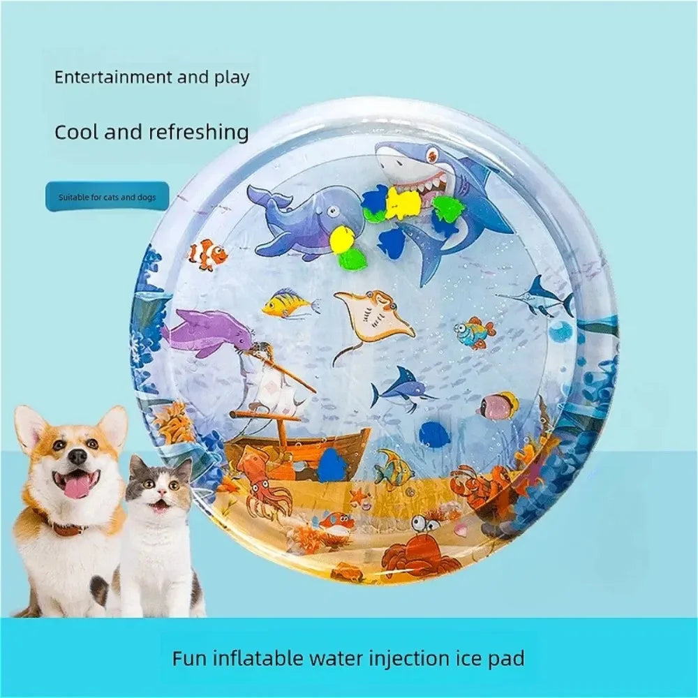 Cooling Pet Bed Water Sensory Play Mat Thickened Cooling Cat Bed Cushion Puppy Kennel Top Quality Cool Cold Mat Pet Supplies