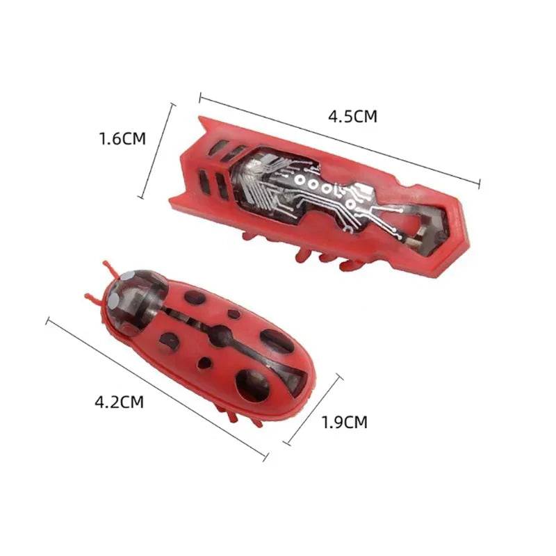 1PC Electric Bug Cat Toy Automatic Flip Battery Operated Pet Dog Beetle Playing Interactive Toy Interactive Cat Toy Pet Supplies