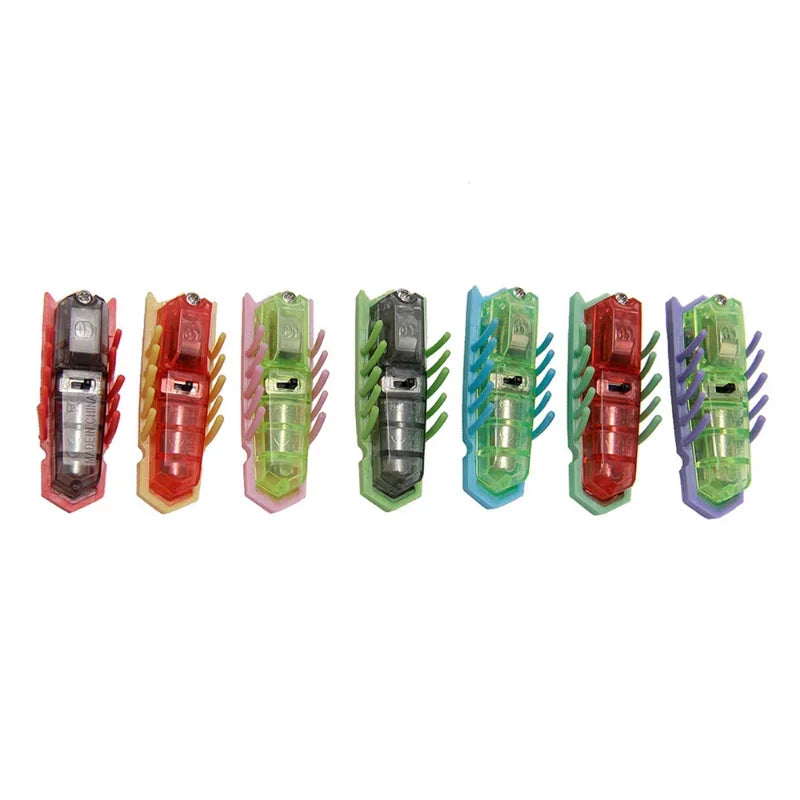 1PC Electric Bug Cat Toy Automatic Flip Battery Operated Pet Dog Beetle Playing Interactive Toy Interactive Cat Toy Pet Supplies