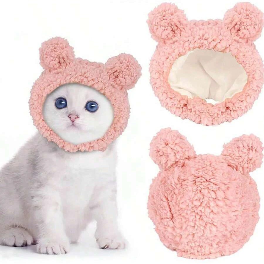 Pet Hat Cat Headgear Lion Rabbit Ears Dog Hat Dress up Pet Headwear Small Dog Pet Supplies
