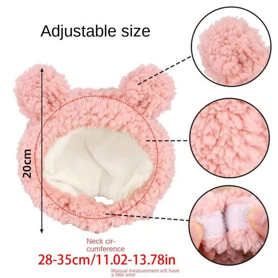Pet Hat Cat Headgear Lion Rabbit Ears Dog Hat Dress up Pet Headwear Small Dog Pet Supplies